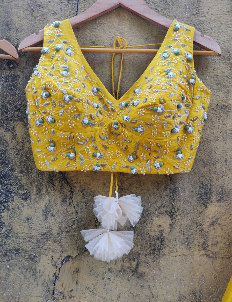 Yellow Ivory Lehenga - Fashion Brand & Designer Priti Sahni 11