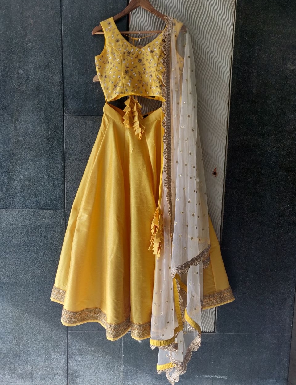 Yellow Lehenga Set Lehengas