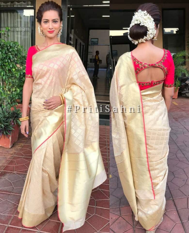 Celebrities Pallavi Subhash 2 Celebrity Fashion Designer and Brand Priti Sahni - Celebrities