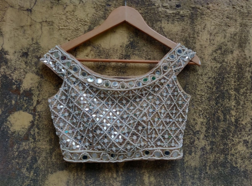 Mirror Offshouler Blouse Blouses