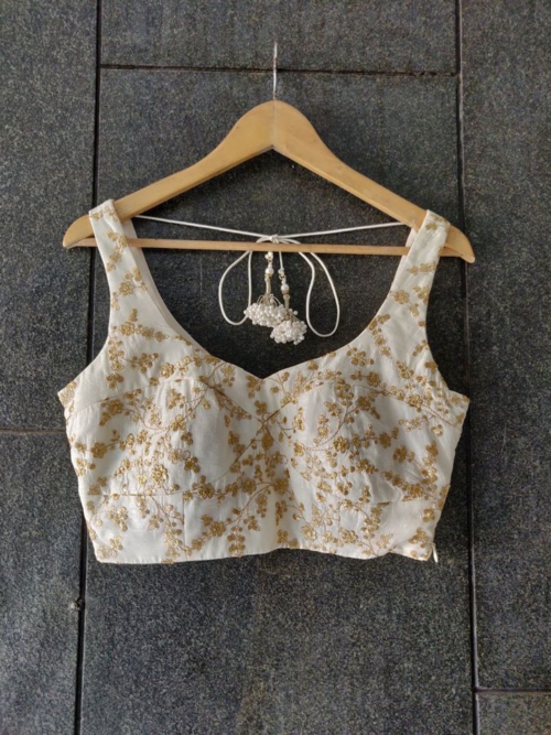 Ivory Zari Work Blouse Blouses