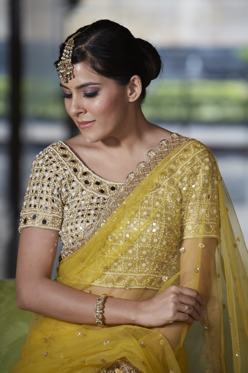 Tips To Wear A Net Saree  South India Fashion