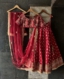 Red Bridal Paisley Work Lehenga Black Friday 2023