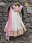 Ivory and Pink Lucknowi Lehenga Set Bridal Couture