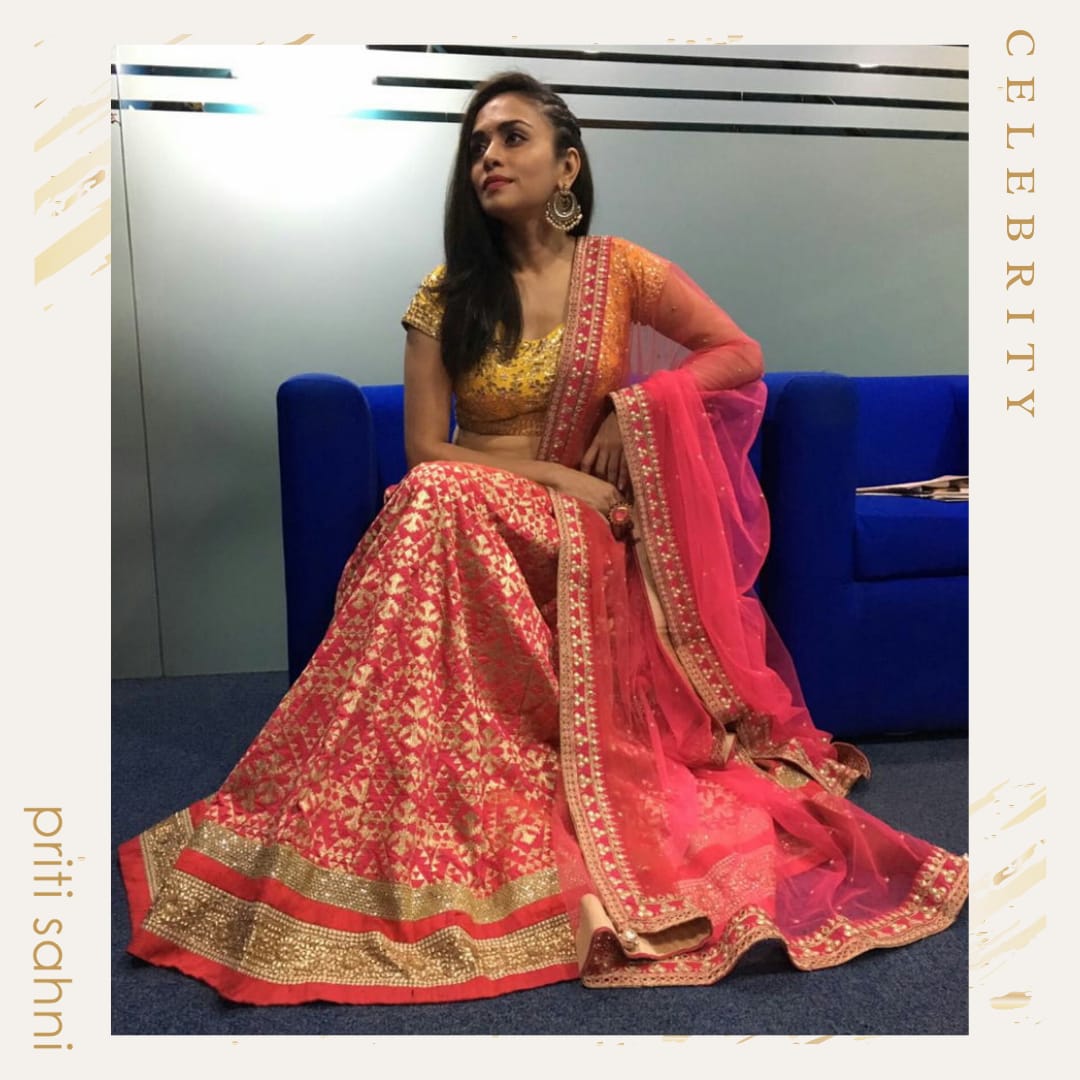 Amruta Khanvilkar - Celebrity - Top Fashion Brand and Designer Priti Sahni