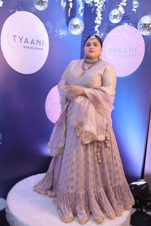 Mauve Ruffle Lehenga Set Lehengas