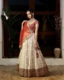 Red and Ivory Multipanel Lehenga Set Anniversary Sale