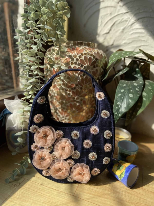 Blue Floral Fest Accessories