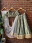 Sage Green Embroidered Lehenga Set Lehengas