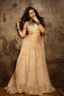 Beige and Ivory Hand Embroidered Lehenga Set Bridal Couture