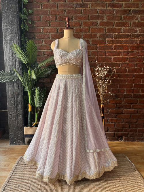 Mauve Gota Work Lehenga What's New