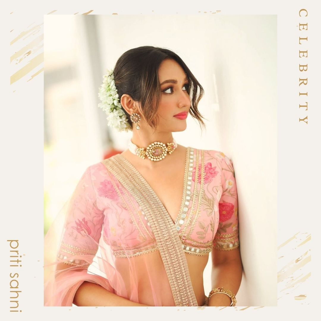 Celebrity Akanksha Sharma - Client Diaries - Priti Sahni Designs - 1