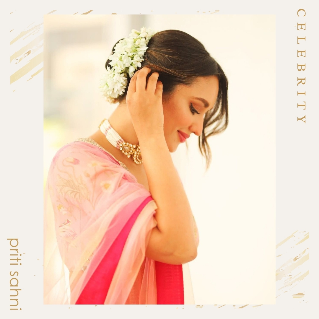 Celebrity Akanksha Sharma - Client Diaries - Priti Sahni Designs - 2