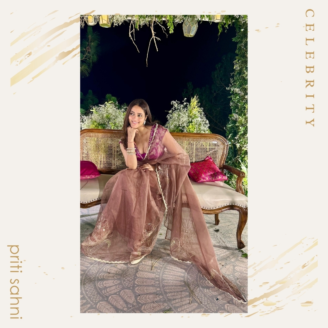 Celebrity Mansi Taxak - Client Diaries - Priti Sahni Designs - 2