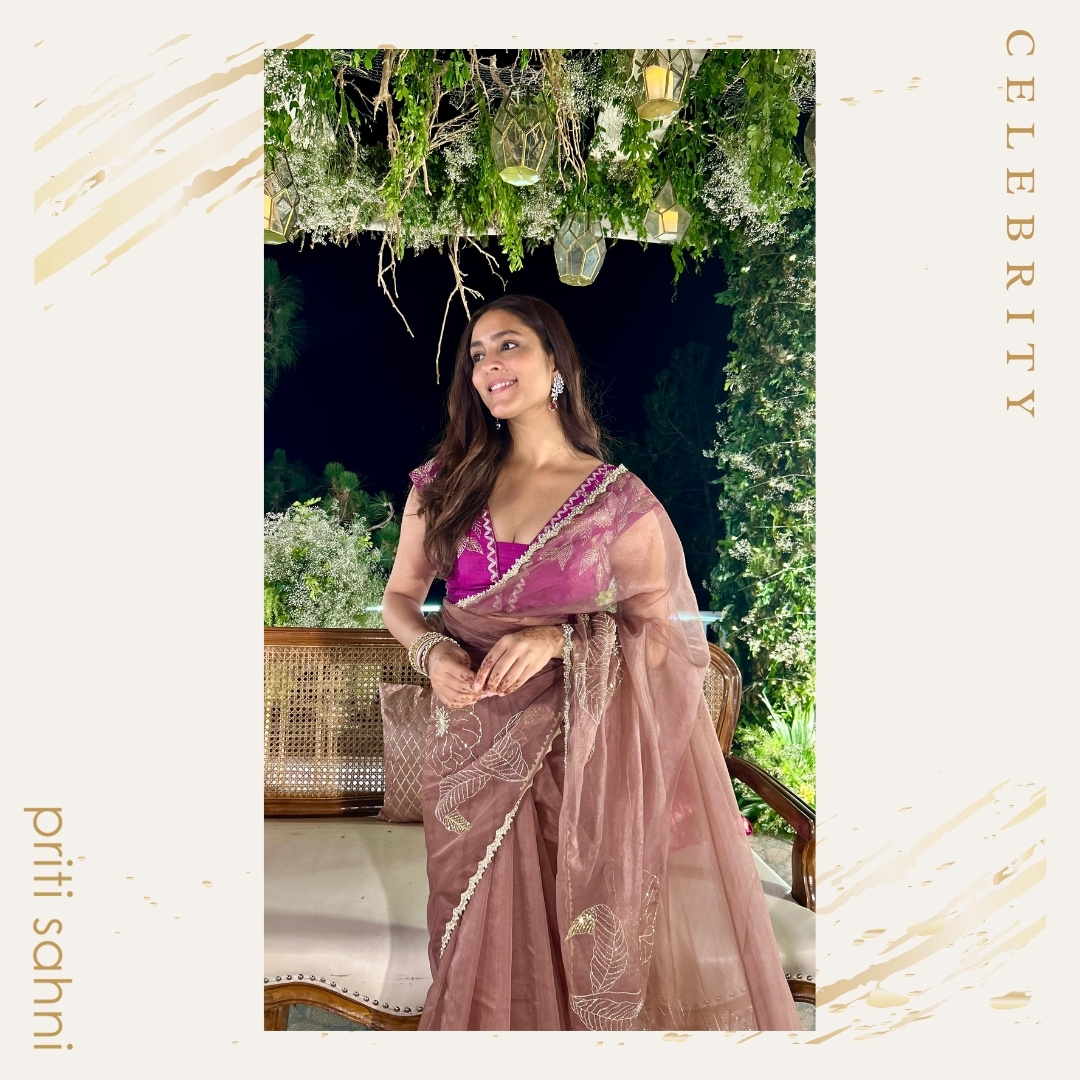 Celebrity Mansi Taxak - Client Diaries - Priti Sahni Designs - 3