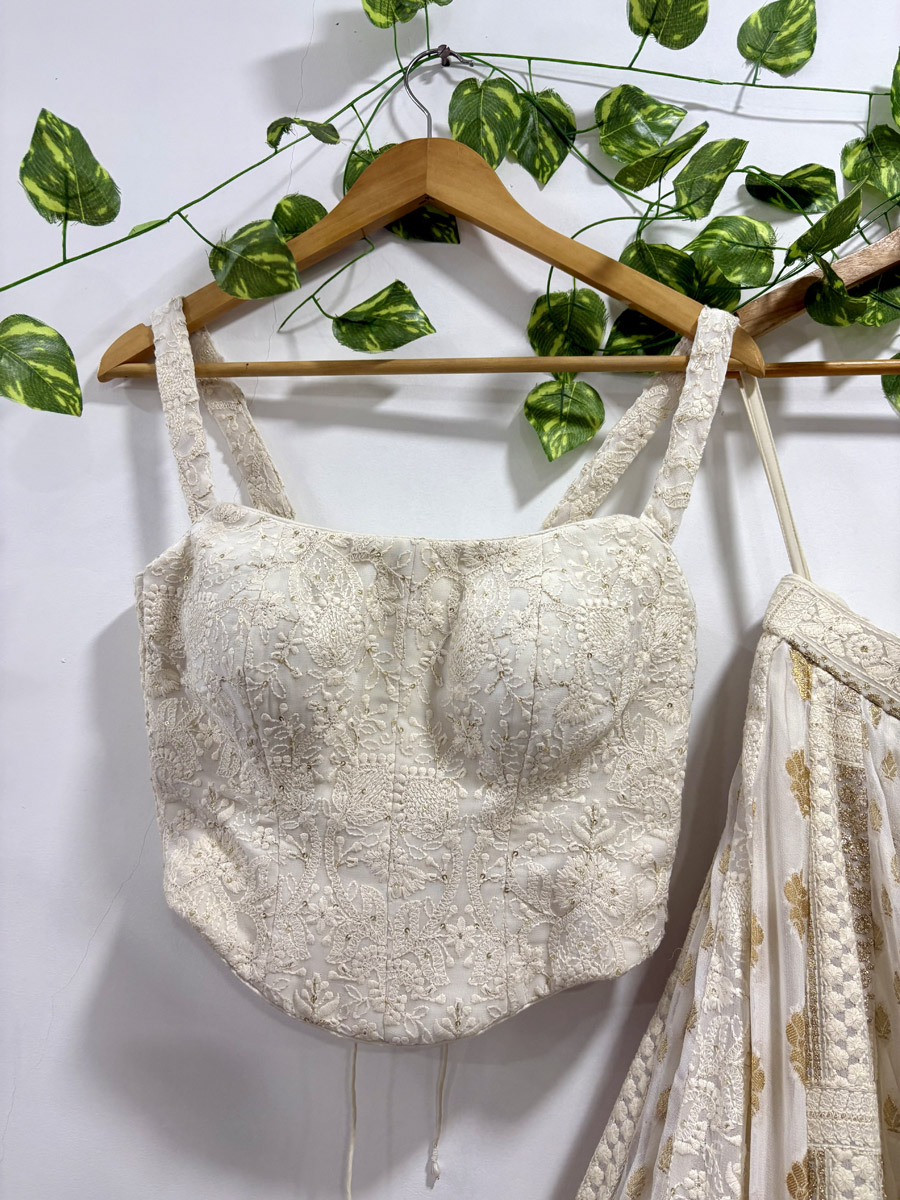 Ivory Multipanel Corset Set Kora 2 Ivory Multipanel Corset Set Kora 2